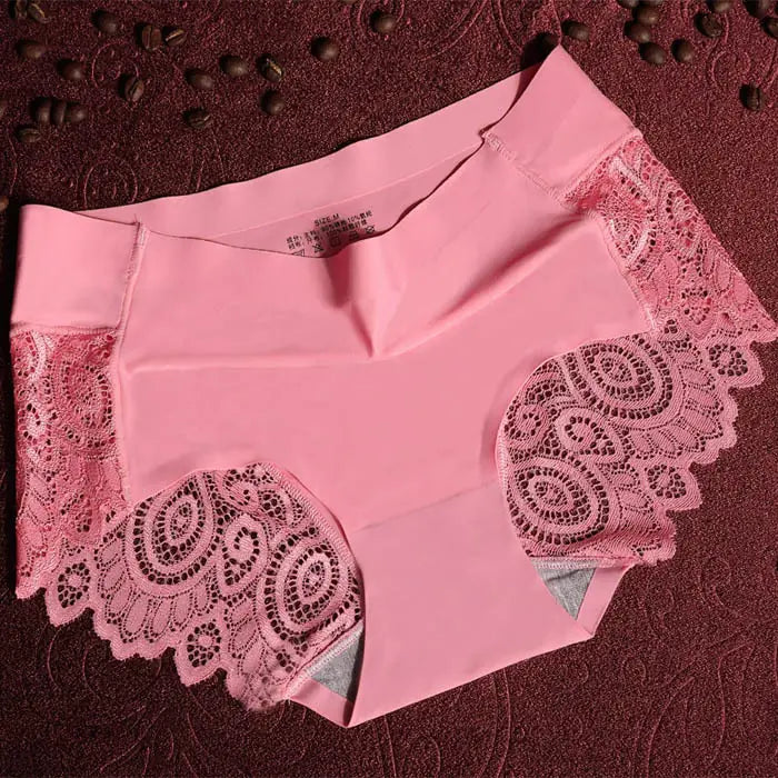 Elegant Ice Silk Lace Thong