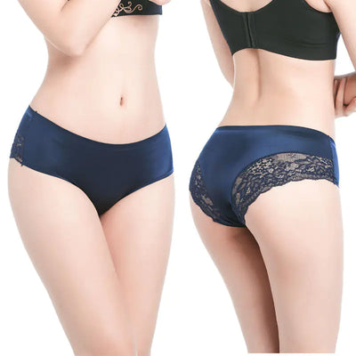 Elegant Ice Silk Lace Thong