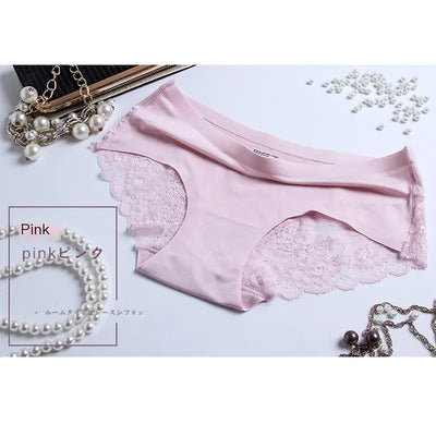 Elegant Ice Silk Lace Thong