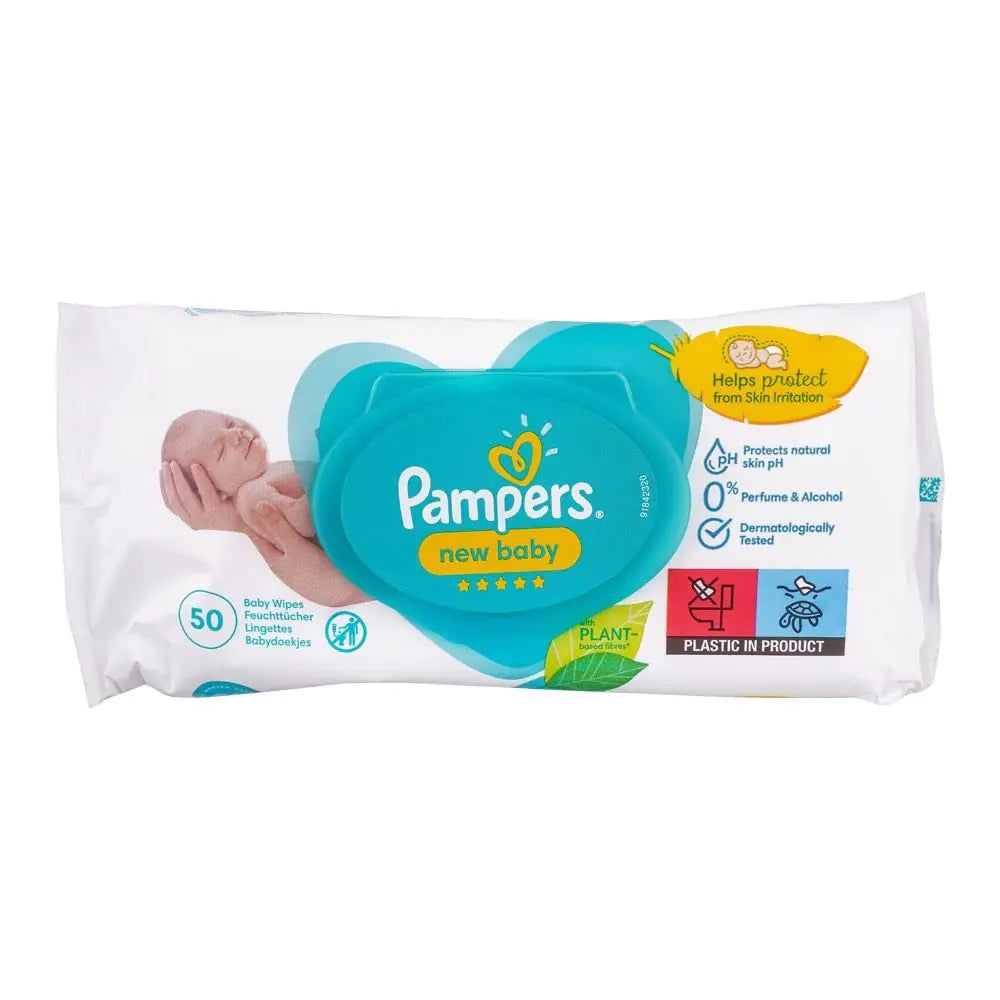 Pampers New Baby Sensitive Baby Wipes pack of 50