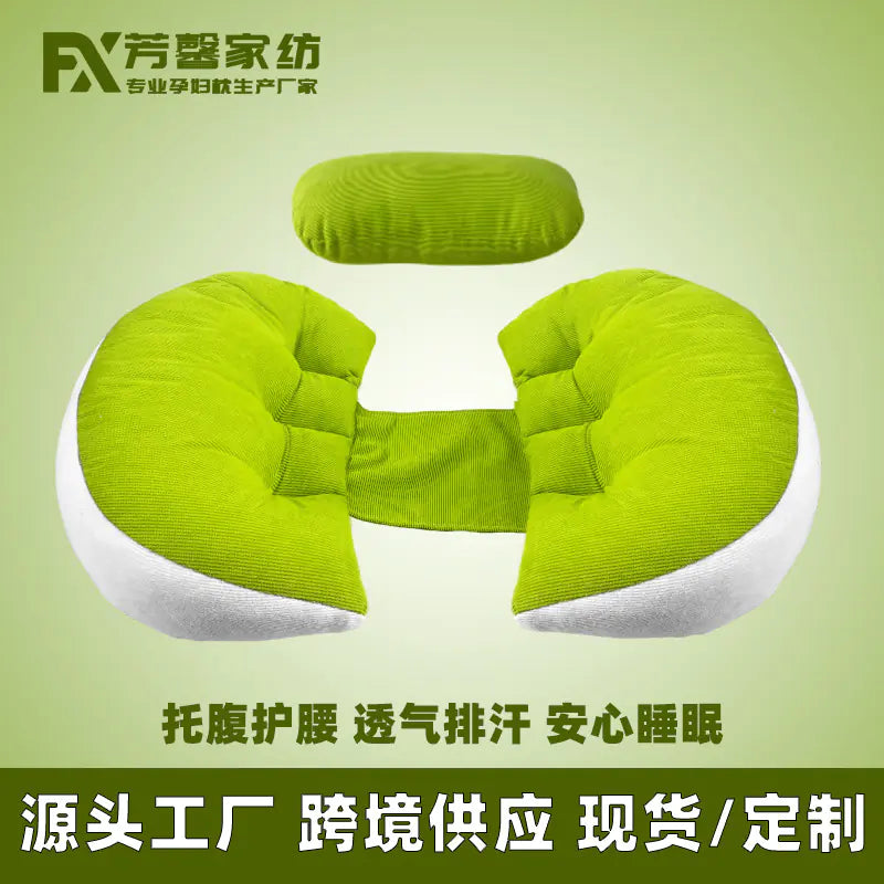U-Shaped Maternity Pillow for Comfort and Support