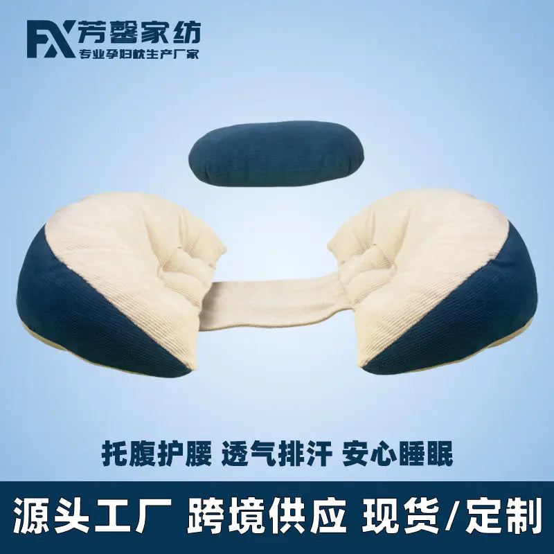 U-Shaped Maternity Pillow for Comfort and Support