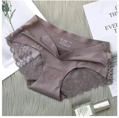 Elegant Ice Silk Lace Thong