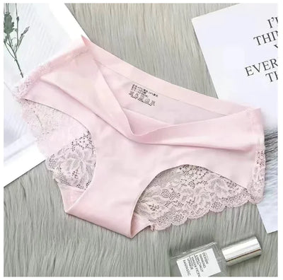 Elegant Ice Silk Lace Thong