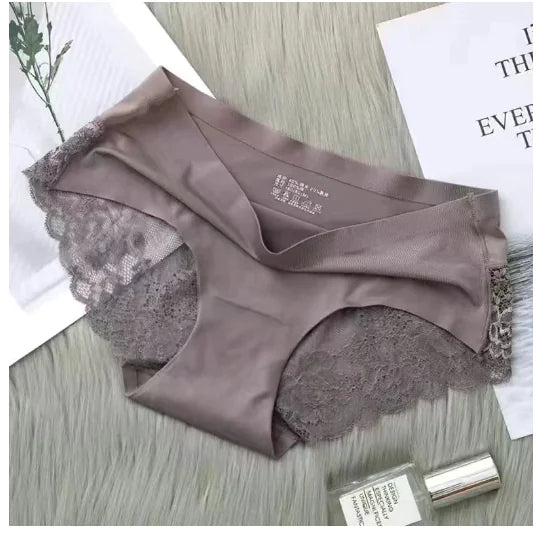 Elegant Ice Silk Lace Thong