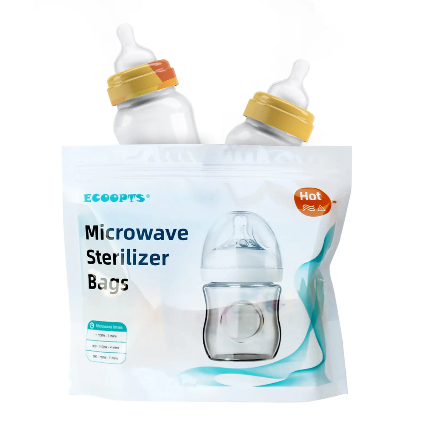 EcoPure 12-Pack Microwave Sterilization Bags