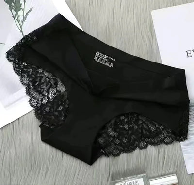 Elegant Ice Silk Lace Thong